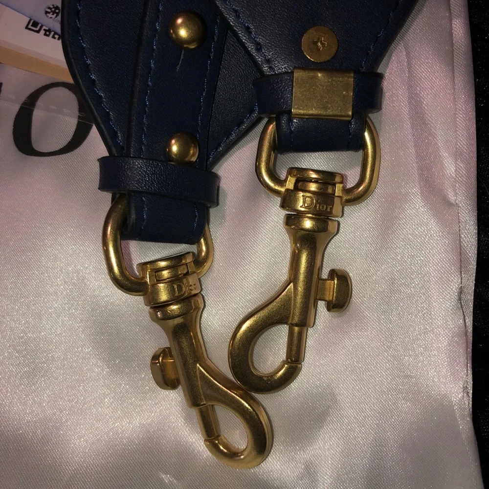 Navy Blue Saddle Bag - Picture 2 of 8